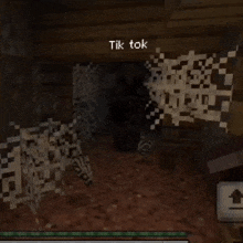 a screenshot of a video game with tik tok written on the bottom