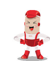 a cartoon character with the word effi on his shirt