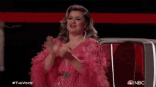 Clapping Kelly Clarkson GIF - Clapping Kelly Clarkson The Voice GIFs