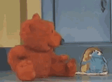 Tutter Bear In The Big Blue House GIF