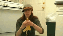 Laura Maceika Banana GIF - Laura Maceika Banana Laugh GIFs
