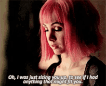Oh I Was Just Sizing You Up Kenzi And Hale GIF - Oh I Was Just Sizing You Up Kenzi And Hale Kenzi GIFs