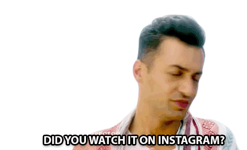 Did You Watch It On Instagram Instagram Sticker - Did You Watch It On Instagram Instagram Where Did You Wtach Stickers