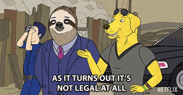 As It Turns Out Its Not Legal At All Illegal GIF - As It Turns Out Its Not Legal At All Illegal Problem GIFs
