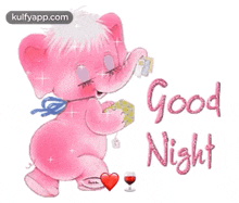 Good Night - Baby Elephant Good Night Wishes GIF