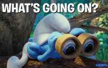 What'S Going On? GIF - Whats Going On Smurfs Smurfs The Lost Village GIFs