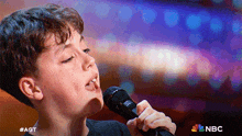 Singing Alfie Andrews GIF - Singing Alfie Andrews America'S Got Talent GIFs