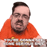 You'Re Gonna See Some Serious Shit Ricky Berwick Sticker - You'Re Gonna See Some Serious Shit Ricky Berwick It'S About To Get Intense Stickers