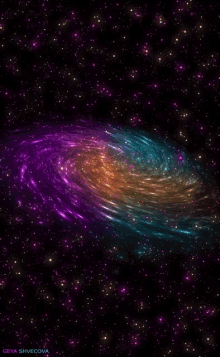 galaxy space swirl colorful stars