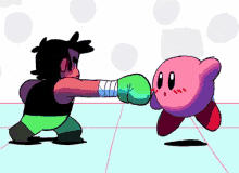 kirby fight punch out little mac nintendo