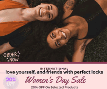 Womens Day Happy Womens Day GIF - Womens Day Happy Womens Day 20off On Pure Collection GIFs