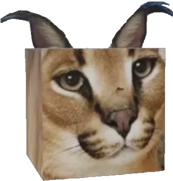 Floppa Cat Sticker - Floppa Cat Caracal - Discover & Share GIFs