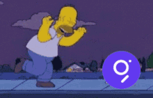Grt Homer Chasing Grt GIF - Grt Homer Chasing Grt Grt The Simpson GIFs