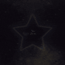 a glowing star with the words star home written on it