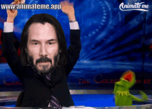 Excited Kermit The Frog GIF - Excited Kermit The Frog Kermit Dance GIFs