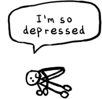 Imsodepressed Depression Sticker - Imsodepressed Depressed Depression Stickers