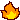 a pixel art illustration of a fireball with a white background .