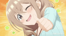 My Tiny Senpai Thumbs Up GIF - My Tiny Senpai Thumbs Up Anime GIFs