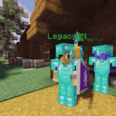 a screenshot of a video game with the name legacy on the bottom left