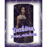 a picture of a woman with the words terribina dioses melodicos