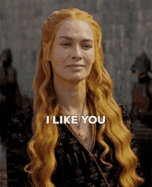 Cersei Lannister Game Of Thrones GIF - Cersei Lannister Game Of Thrones I Like You GIFs