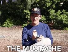 The Mustache Pointing GIF - The Mustache Pointing Mustache GIFs
