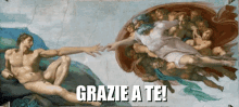 Grazieate Cappellasistina Michelangelo Creazionediadamo Arte Roma Italia GIF - Secrethandshake Rome Italy GIFs