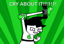 Homestuck John Egbert GIF - Homestuck John Egbert Cry About It GIFs