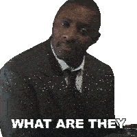 a man in a suit and tie is asking " what are they "