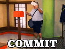 Commit GIF - Parks And Rec Jim O Heir Jerry Gergich GIFs