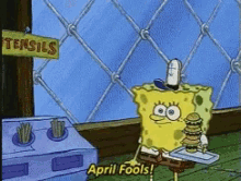 April Fools Spongebob GIF - April Fools Spongebob Burger For You GIFs