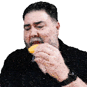 Eating A Potato Chip Chris Frezza Sticker