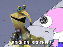 Rock On Brother Pim GIF - Rock On Brother Pim Gwimbly GIFs