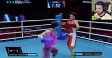 boxing match punch jab blow