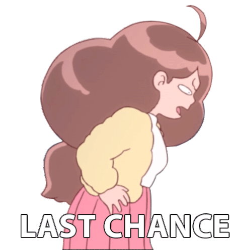 Last Chance Bee Sticker - Last Chance Bee Bee And Puppycat Stickers