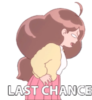 Last Chance Bee Sticker - Last Chance Bee Bee And Puppycat Stickers