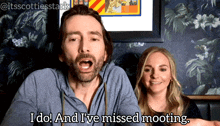 a man says i do and i 've missed mooting next to a woman