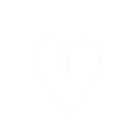 a drawing of a heart with a swirl in the middle on a white background
