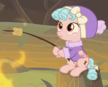 Mlp Winter Clothes GIF - Mlp Winter Clothes Marshmallow GIFs