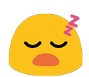 Sleepy Cute Sticker - Sleepy Cute Blob Stickers