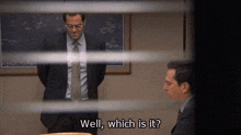 Andy Bernard The Office GIF - Andy Bernard The Office Which Is It GIFs