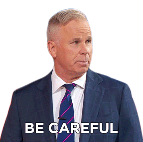 Be Careful Gerry Dee Sticker - Be Careful Gerry Dee Family Feud Canada Stickers