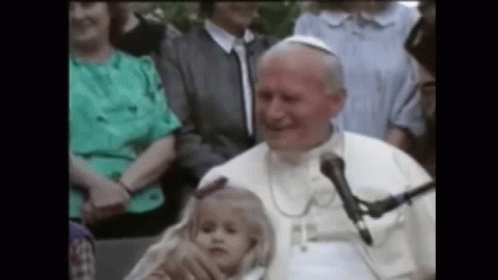 Pope John Paul Smiling GIF - Pope John Paul Smiling Kid GIFs