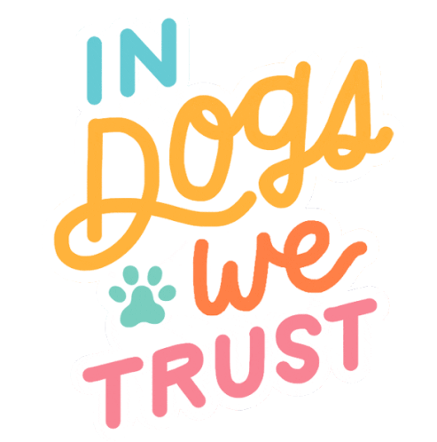 Indogswetrust Dogtrust Sticker - Indogswetrust Dogtrust Stickers