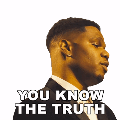 You Know The Truth Fridayy Sticker - You know the truth Fridayy When it