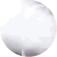a pixelated image of a face in a circle