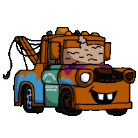 Aah Tow Mater Sticker - Aah Tow Mater Cars - Discover & Share GIFs