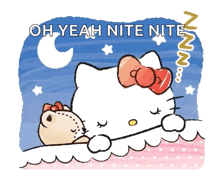 Hellokitty Sleeping GIF - Hellokitty Sleeping Goodnight GIFs