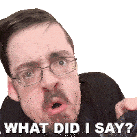 What Did I Say Ricky Berwick Sticker - What Did I Say Ricky Berwick Tell Me What I Said Stickers