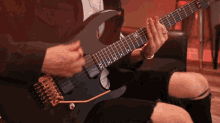 Strumming Guitar Cole Rolland GIF